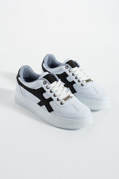 L.A Polo White Black Women's Sneaker