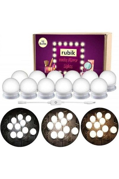Generic Hollywood Style LED Vanity Mirror Lights Kit with 12 Dimmable Light B...