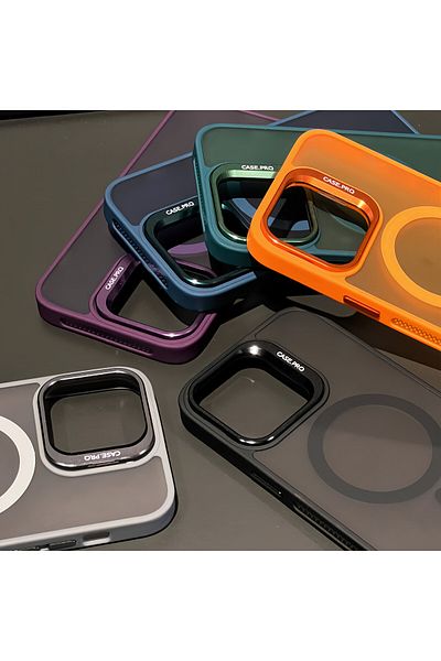 Glazef iPhone 11 Magsafe Case & Lens Case with Gift & Stand