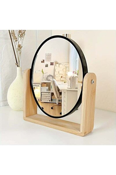 Generic 1 Pcs Elegant Wooden Frame Double - Sided Makeup Mirror With Magnific...