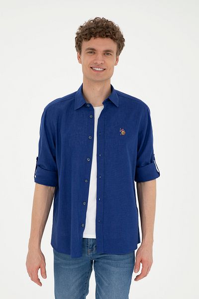 U.S. Polo Assn. Comfort fit cotton linen blend shirt