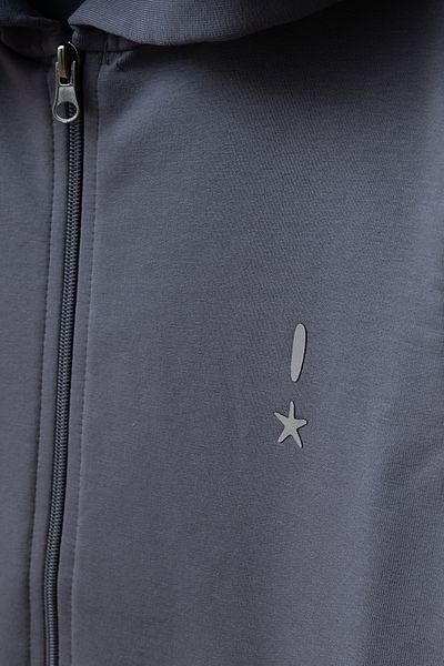 Beniizle Hooded Zippered Double Pocket Unisex Tracksuit Set