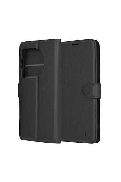 Tim High Protection Case for OnePlus 12R, Timacondesign, K27, Leather, Intense Dark