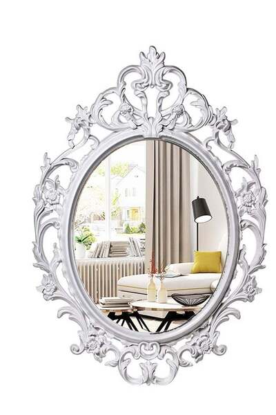 Generic FFD Decorative Makeup & Dressing Mirror with Elegant Frame, Lightweig...