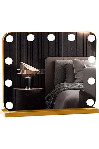 Generic LIMOS Hollywood Vanity Mirror with Dimmable 11 LED Bulbs 3 Color Modes and Touch Control