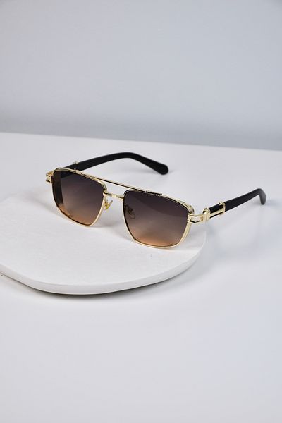 LOOKUP NEW Unisex Men's Uv400 Protected Square Rectangle Metal Stainless Sunglasses