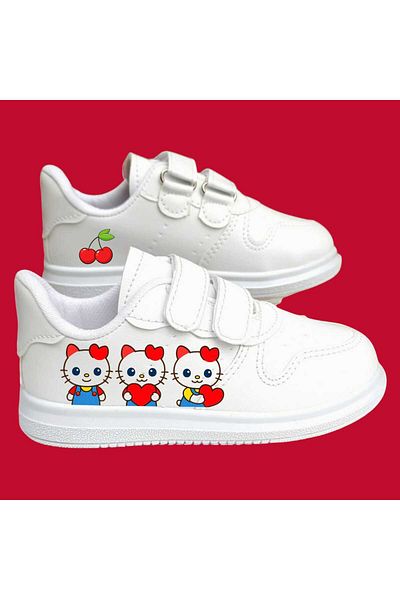 bhk desing Three Kittens Printed Girls' Sneakers Sneakers