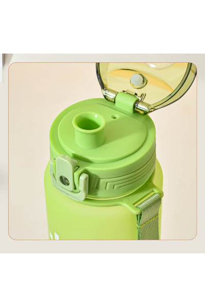 EVİMA 650 ml Portable Cover Safety Water Bottle Flask for Sports Hiking and School