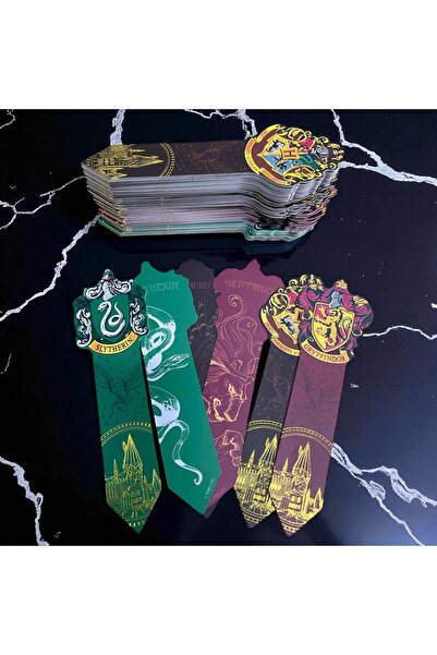 Kuzey Tacı Set de semne de carte cu emblema casei Hogwarts din Harry Potter (...