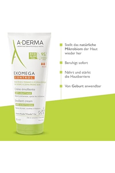 A-DERMA Exomega Control Anti-Irritation Emollient Cream 200 ml