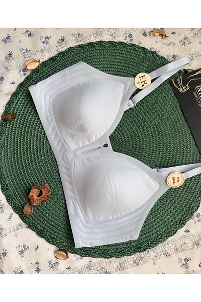 İntive Lingerie Raye Imported Ice Silk (Ice-Silk) Ultra-Thin Comfortable Breathable Low-Cut Invisible Laser Seamless Bra