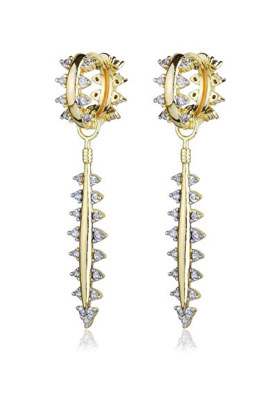 Klips Concept أقراط فاخرة بتفاصيل حجرية