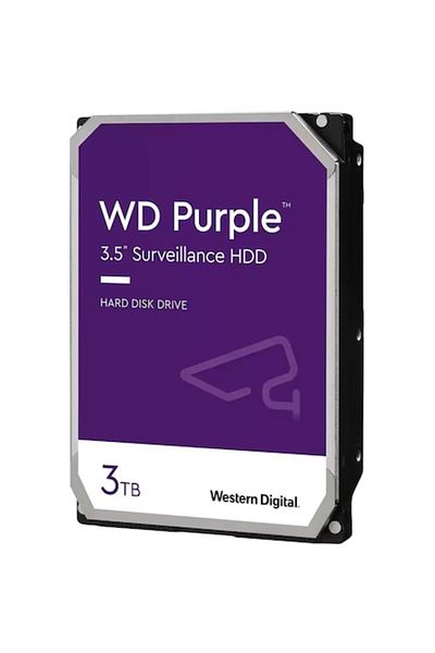 WESTERN DIGITAL Hard Disk Western Digital Purple Surveillance, 3TB, 64MB, SATA 3, 5400RPM