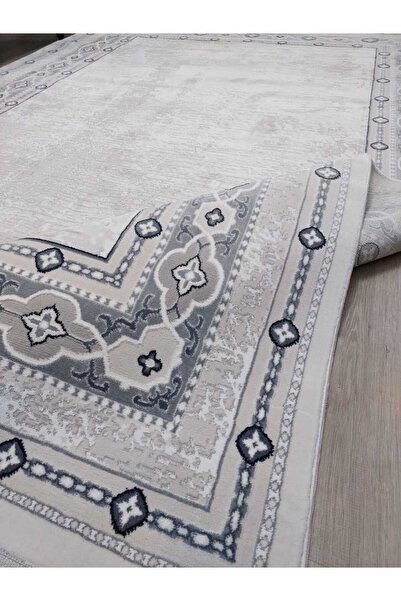 NOVA HALI Bambu Tarz 4 M2 - 6 M2 Metrekare Salon Halısı Antialerjik Oturma Odası Halısı Mavi Halı