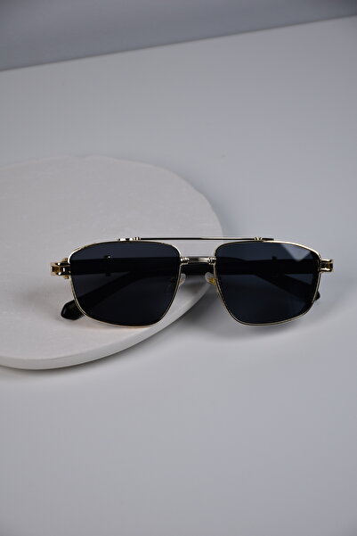 LOOKUP NEW Unisex Men's Uv400 Protected Square Rectangle Metal Stainless Sunglasses