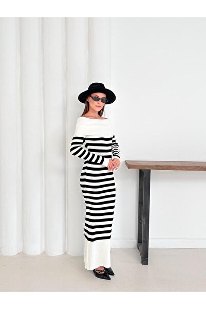 Ware Women's Stylish Striped Madonna Dress