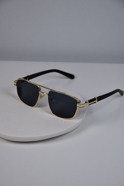 LOOKUP NEW Unisex Men's Uv400 Protected Square Rectangle Metal Stainless Sunglasses