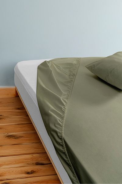 BELENAY HOME Elura 100% Cotton Single Fitted Sheet Set – with Pillowcase