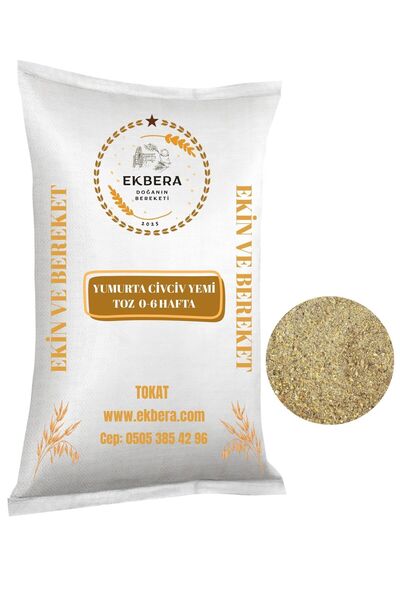 EKBERA - Yumurta Civciv Yemi (Toz) (0-6 Hafta) - 5 kg
