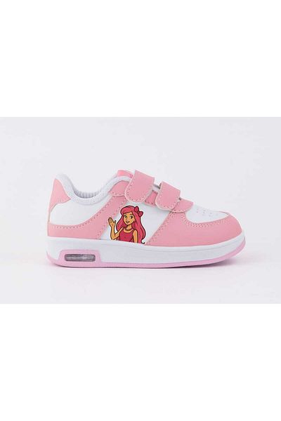 LİASSHOES Pink Baby Printed Light Children's Sports Shoes Sneaker