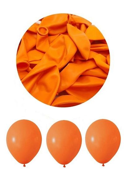 Mielibon Pastel Orange Balloon 12 Inch Set of 10 – Party Birthday Wedding Decoration