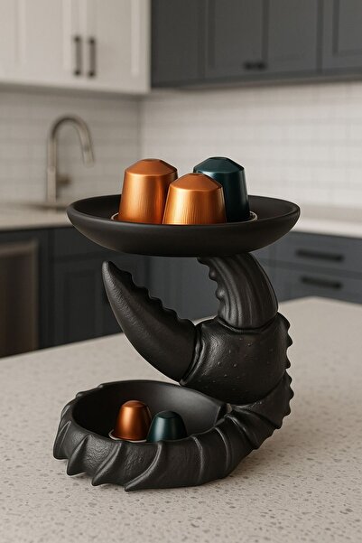 Storizaa Dekoratif Yengeç Tasarım Sunumluk Takı Mum Şeker Vegan Üretim