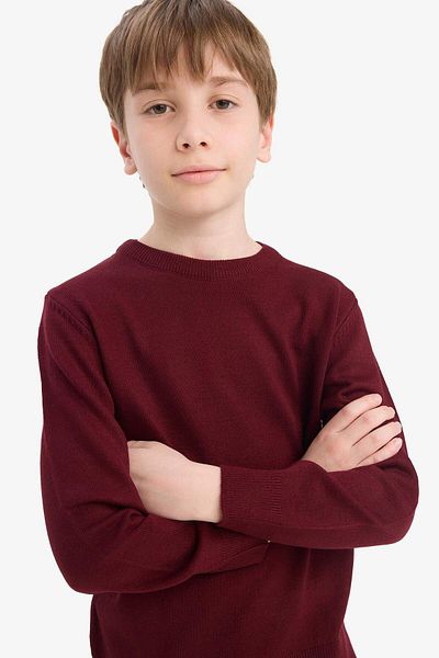 DeFacto Boy's Crew Neck Knitwear Sweater A4992A825Wn