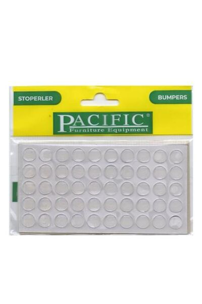 HAMADEX 50 Adet 10mm Şeffaf Silikon Ses Stoperi - Yapışkanlı Dolap Kapı Tampo...