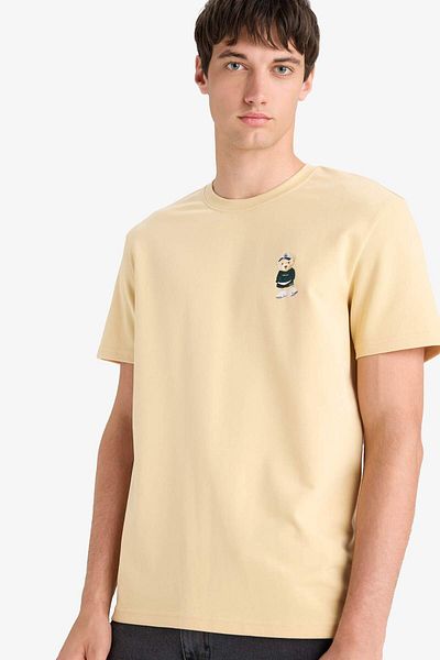 DeFacto Regular Fit Crew Neck Printed Short Sleeve T-Shirt E9660Ax25Au