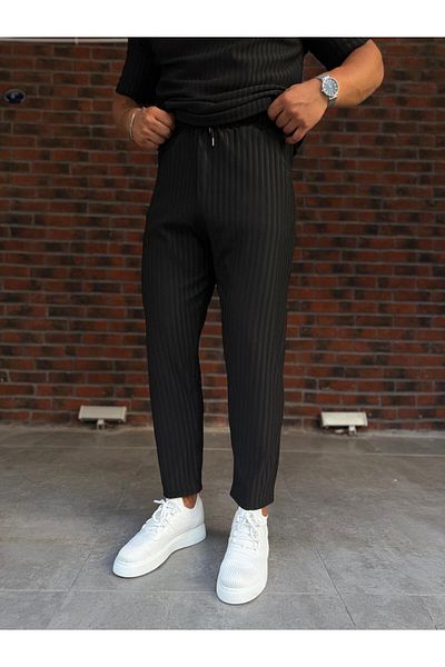 Baycombine35 Men's Vertical Striped Trousers