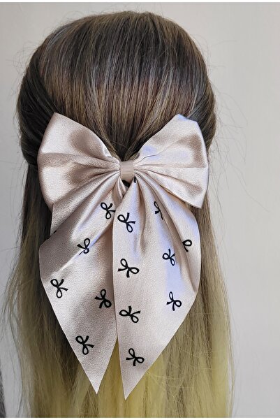 LO ADORO Fiyonk Toka Fiyonk Desenli Kilips Toka Saç Aksesuar