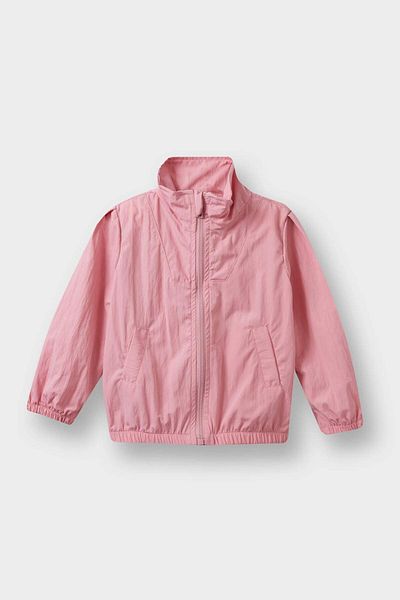 DeFacto Baby Girl Shirt Collar Zipper Pocket Parachute Raincoat F8398A525Au