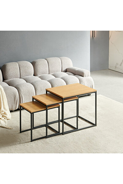 Home Box مجموعة طاولات Tory Urban NXT - مجموعة من 3 قطع