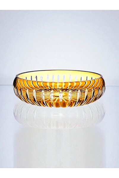 AKDEN STORE وعاء تقديم أدوات المائدة المزخرفة المصنوعة يدويًا من الكريستال