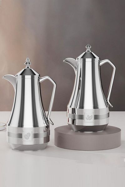 Generic Dallah style tea and coffee thermos set