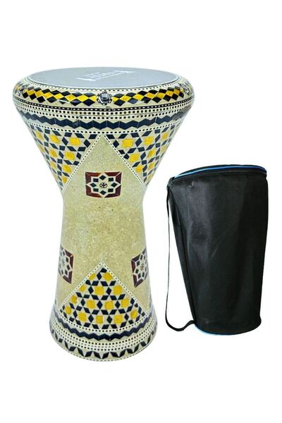 KARAZ MUSIC Classic Egyptian Shell Drum with Bag