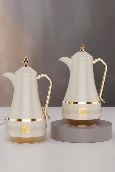Generic Dallah style tea and coffee thermos set