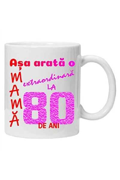 CRD PRINT Cana inscriptionata cu textul 'Asa arata o mama extraoudinara', 80,...