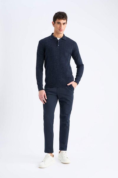 DeFacto Standard Fit Polo Neck Knitwear Sweater E6366Ax24Wn
