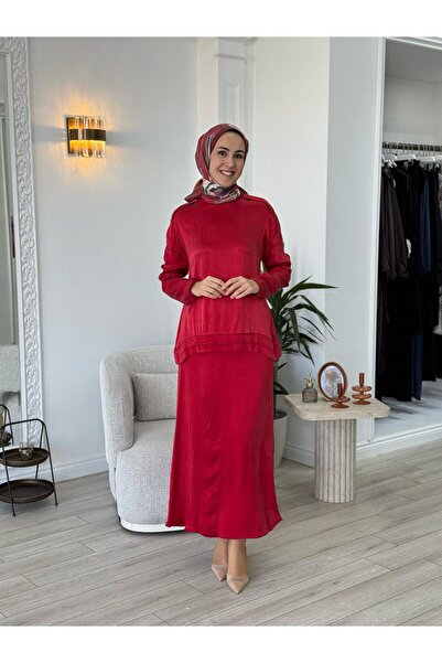 MissWhence Etekli Cupra Takım Kırmızı 37008