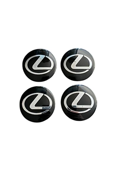 MAF Set 4 embleme stickere abtibild Lexus Negru din tabla (aluminiu) autoadez...