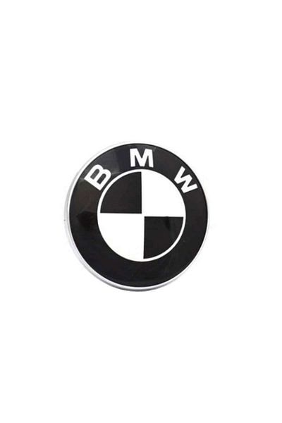 BMW Emblema volanj 45mm Alb Negru