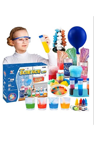 A2Z مجموعة تجارب علمية للأطفال (٢٣٨ قطعة). لعبة مختبر تجارب علمية ممتعة وساحرة، هدية مثالية للأولاد والبنات.