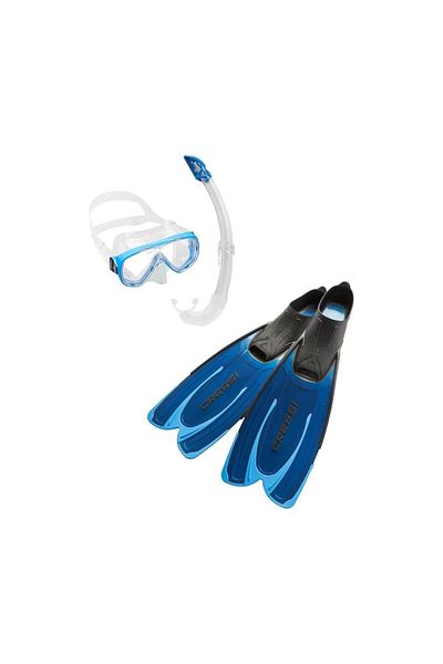 Cressi Aqua Set Blue (Agua Blue, Onda Blue, Mexico Blue) - XCA312041
