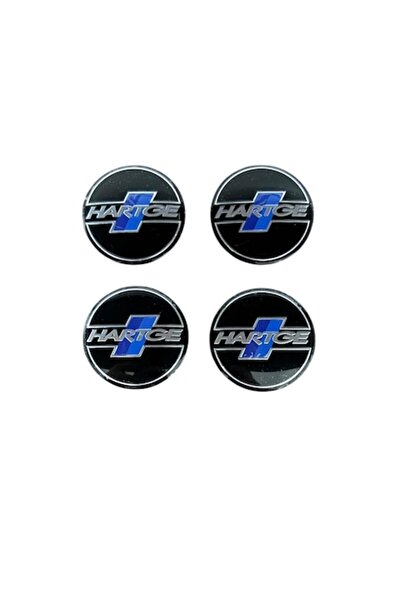 MAF Set de 4 autocolante autoadezive Hartge din metal (aluminiu) cu emblemă d...