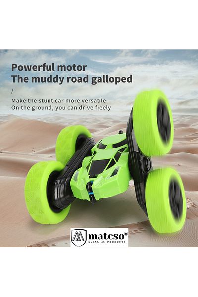 matcso by CSM 4U PRODUCTS® RC remote control car for children, radio controlled, Green
