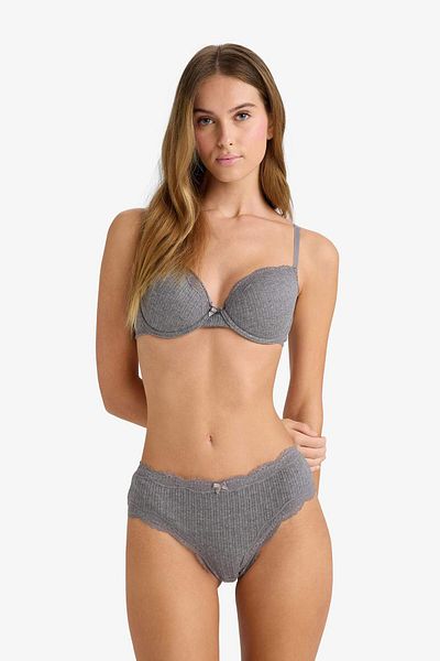DeFacto Lace Detailed Covered Padless Underwire T-Shirt Bra-Fall in Love F6142Ax25Wn
