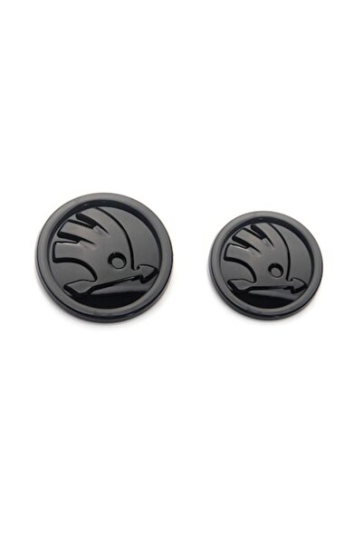 Skoda Set doua embleme capota/portbagaj pentru Octavia Superb Fabia Rapid Kod...