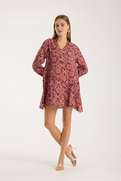 Reji Short Ruffle Mini Dress