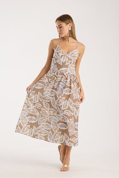 Reji Strappy Patterned Dress